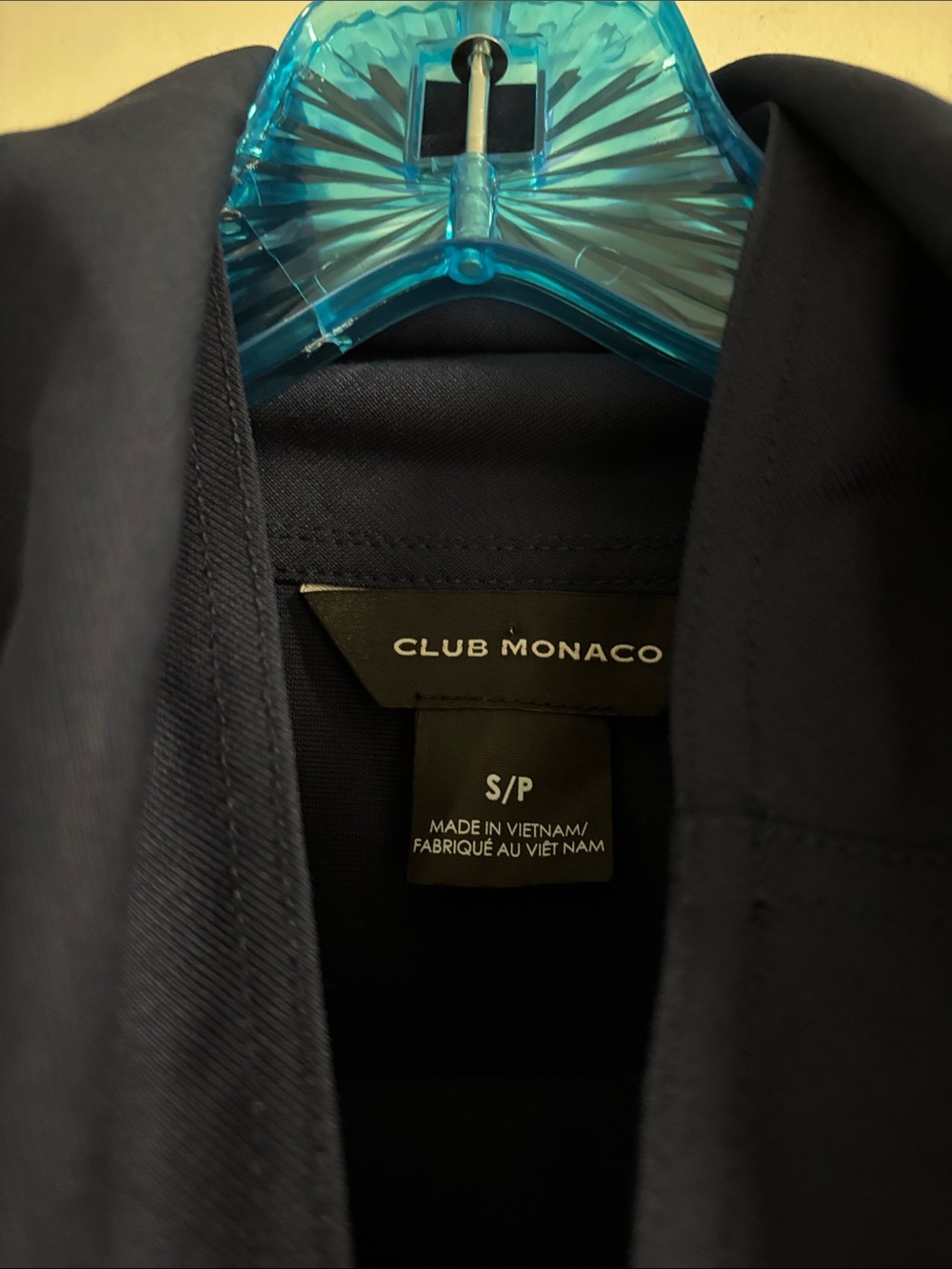 Women's Navy Club Monaco Funnel Neck Sweater - Picture 3 of 4
